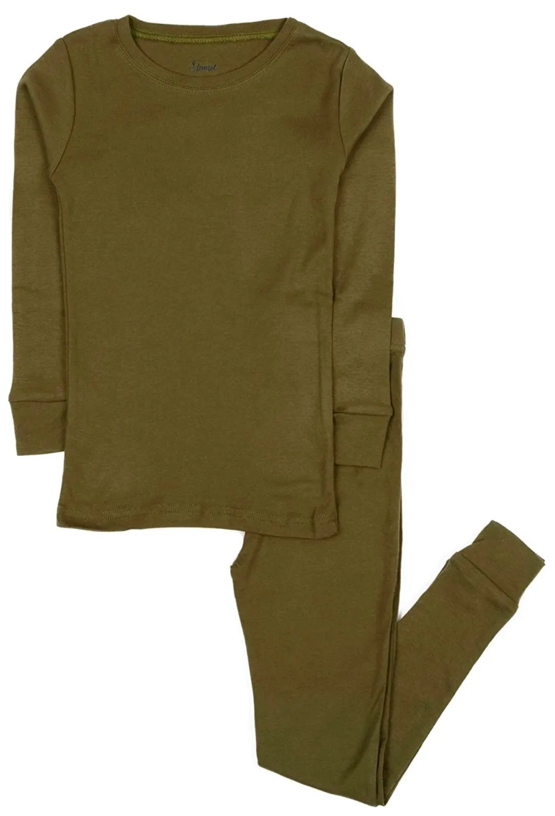 100% Breathable Cotton Pajamas Olive