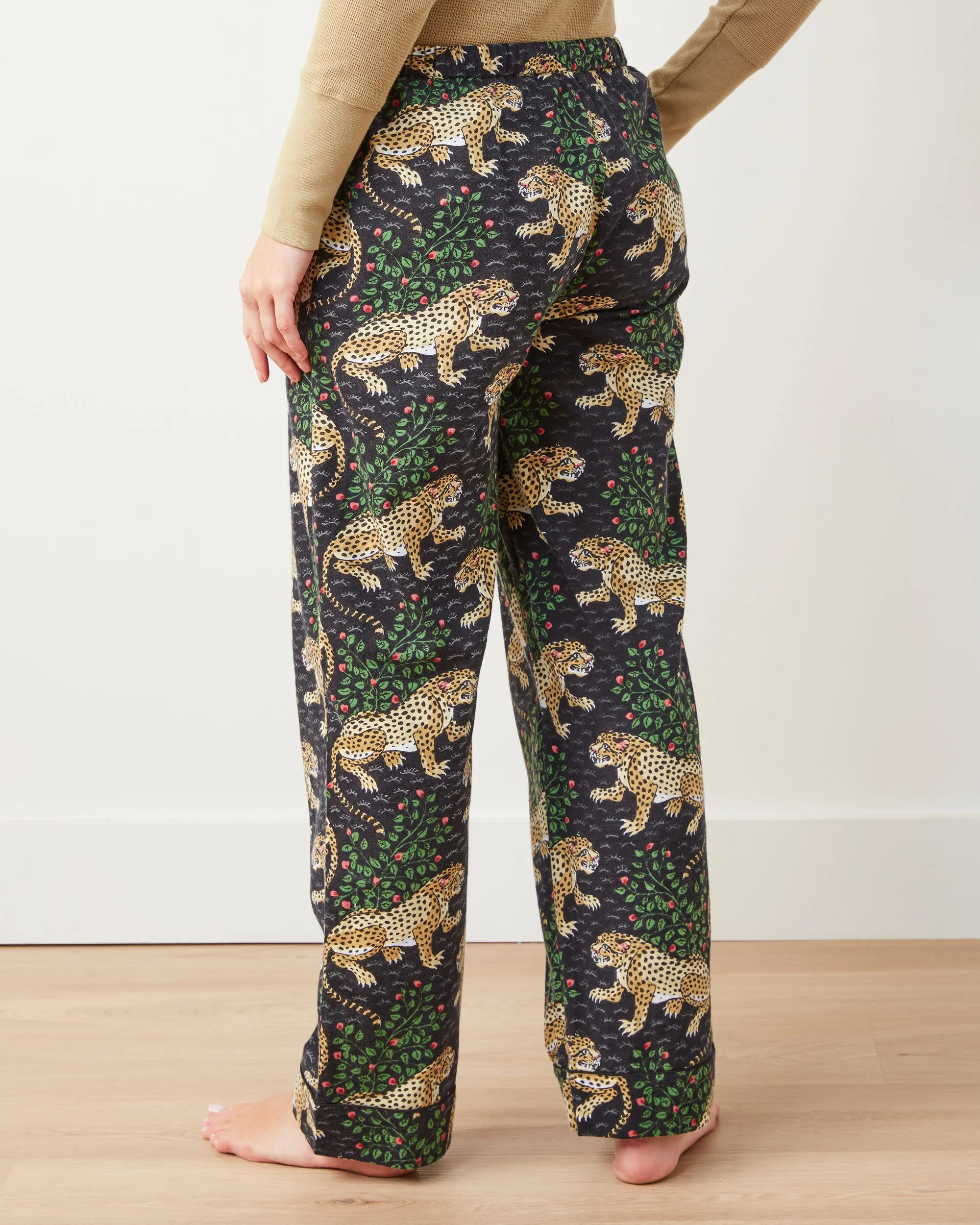 Bagheera - Lightweight Flannel PJ Pants - Ink