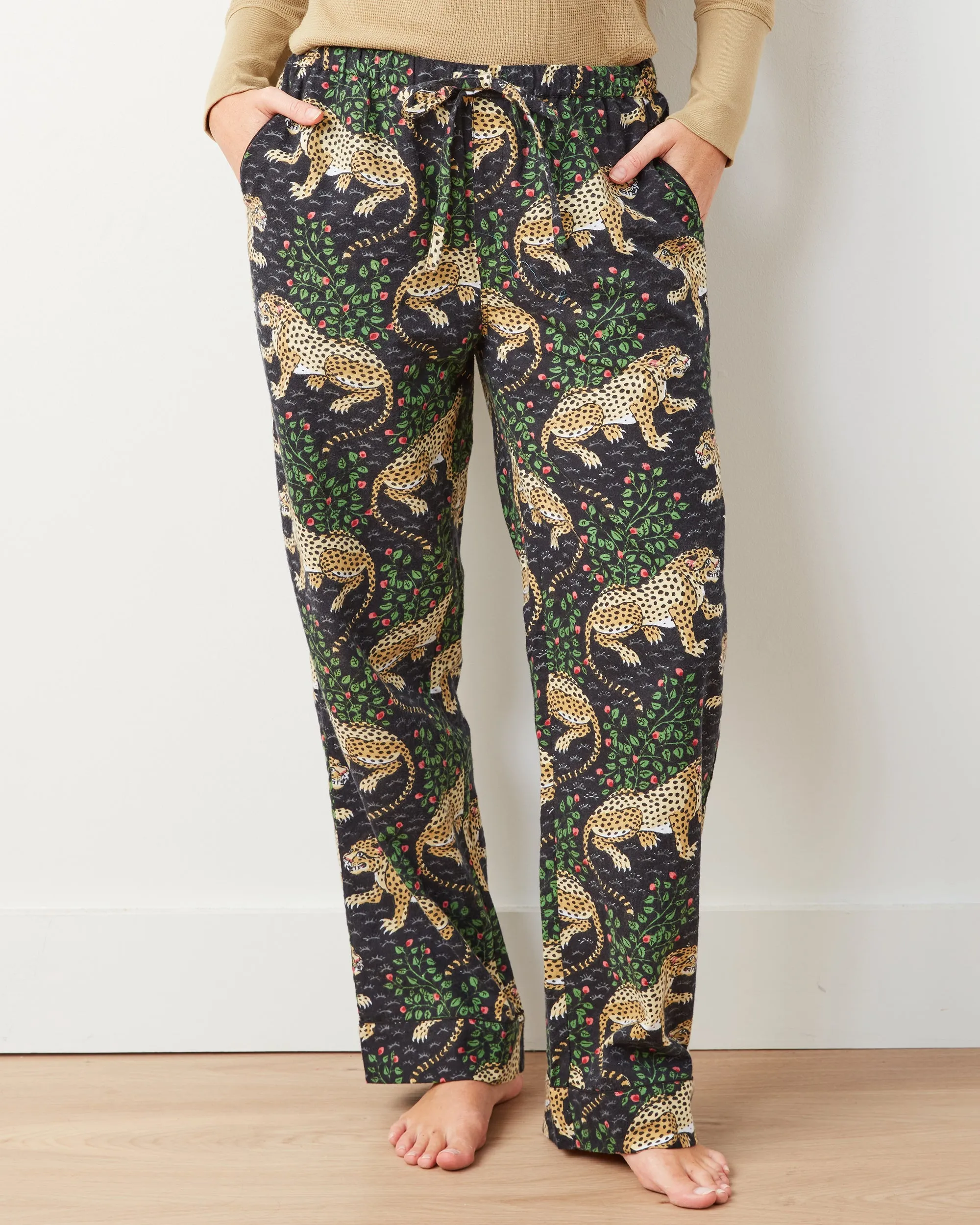 Bagheera - Petite Lightweight Flannel PJ Pant - Ink