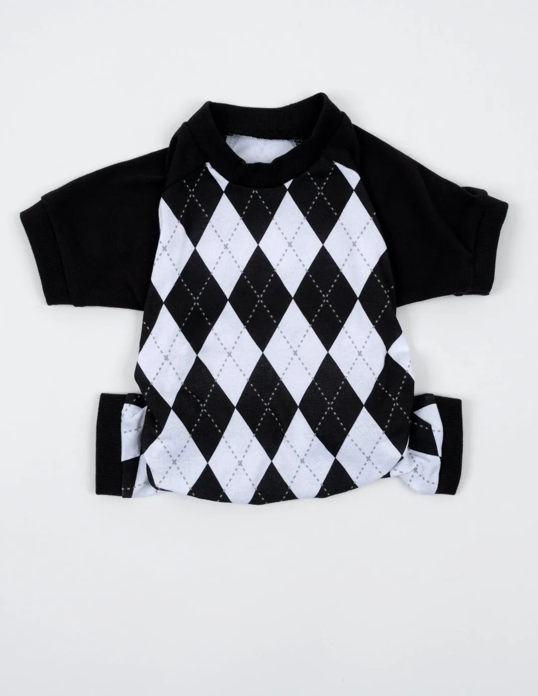 Black & White Plaid Matching Family Pajama Set