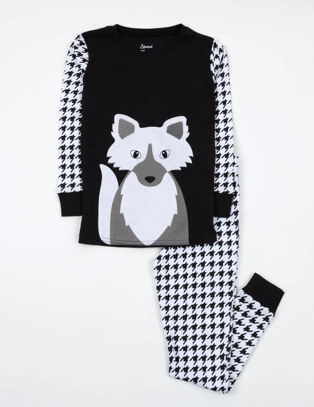 Black & White Plaid Matching Family Pajama Set