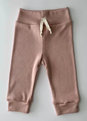 Blush High Rise Baby Joggers