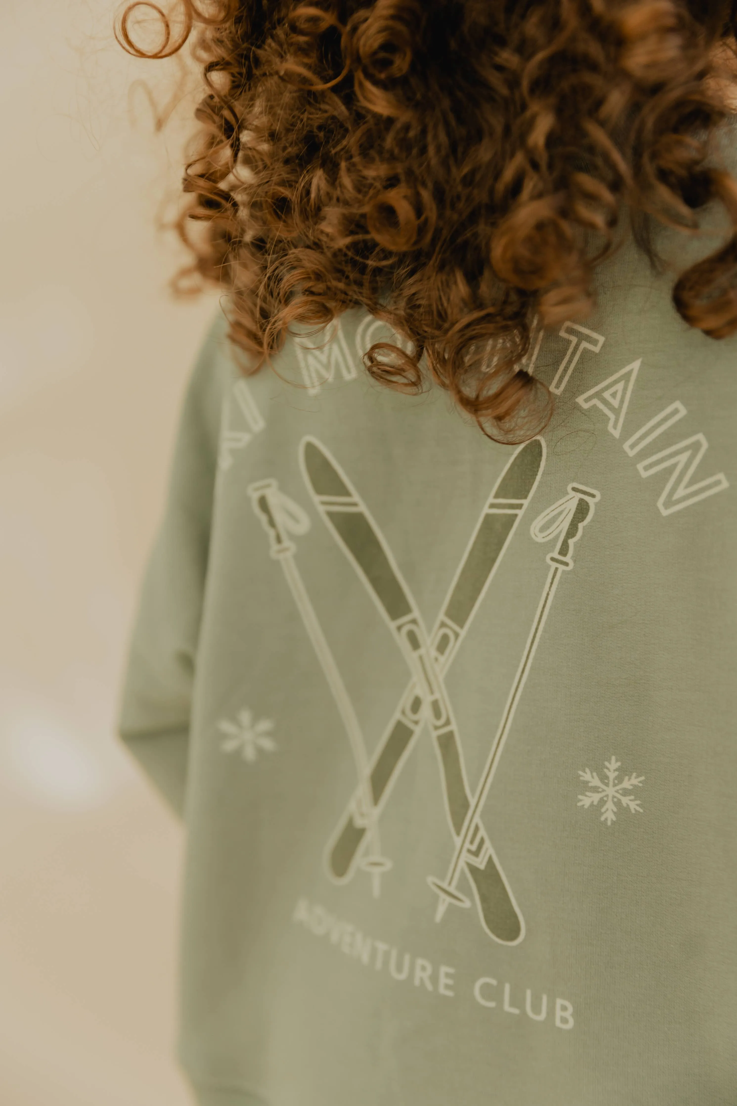 Boxy Sweatshirt in Ski Mountain