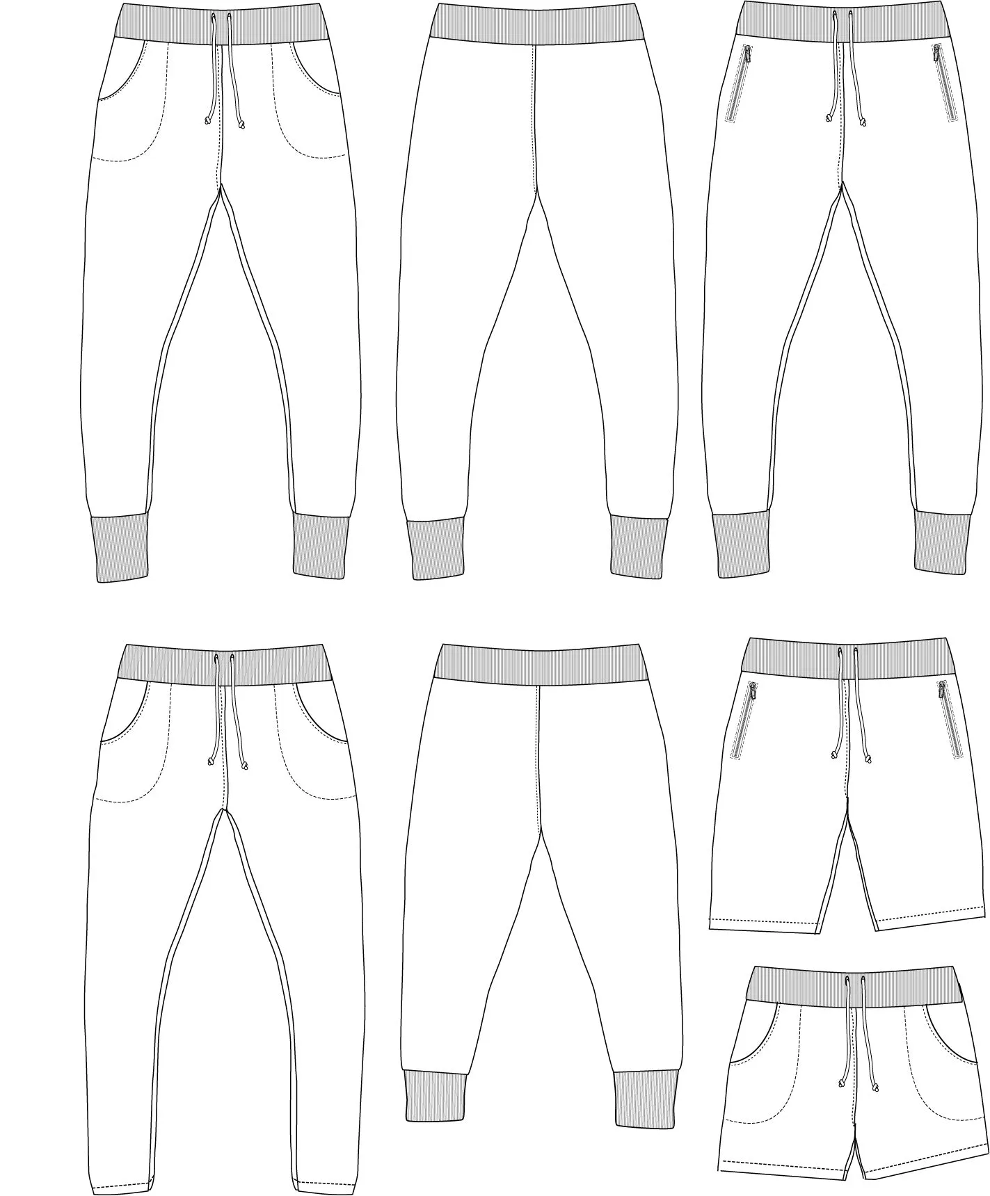 Brassie Joggers PDF Sewing Pattern B-M