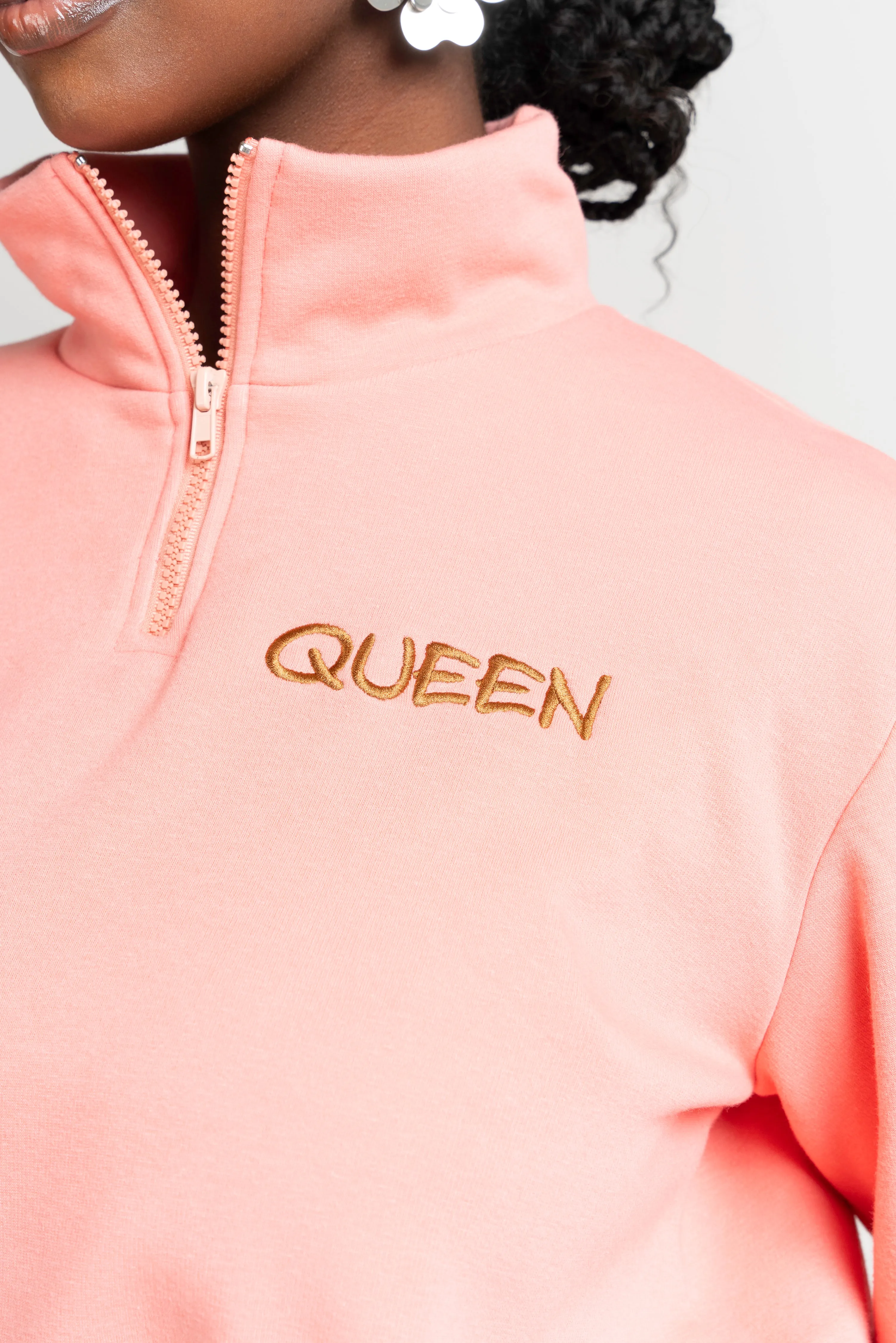 CORAL QUEEN Plush fleece JOGGER Set