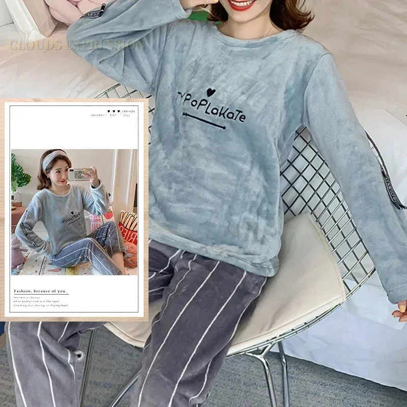 Cosy Winter & Autumn Pyjama Warm Sets