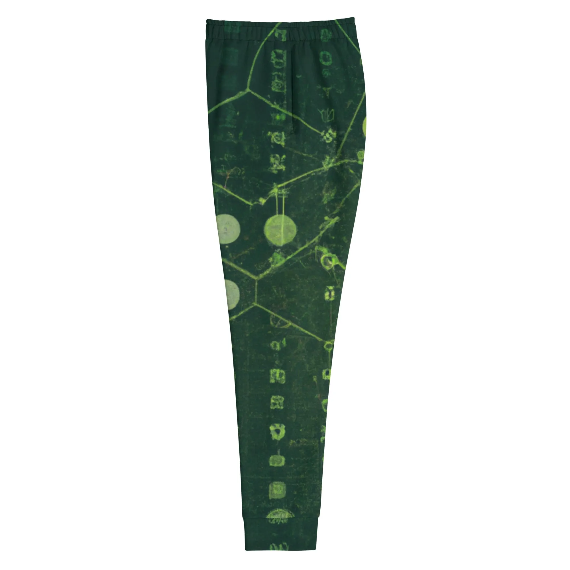 Eco-Friendly Dark Green Joggers - Soft Fleece Sweatpants for Women - Sustainable Lounge Wear