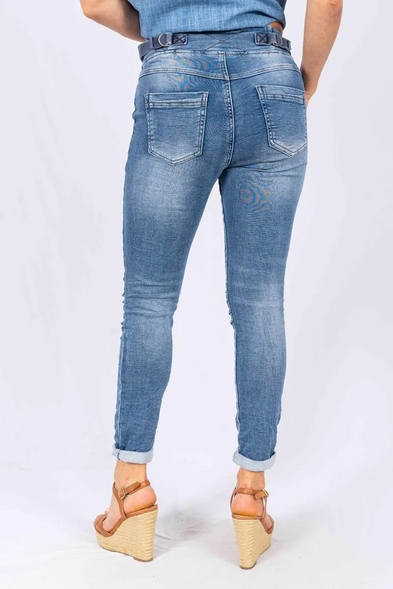 Edie Denim Joggers 