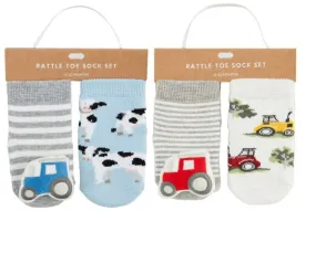 Farm Sock Sets by Mud Pie