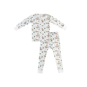 Kids Bamboo Pajamas - Brown Bear