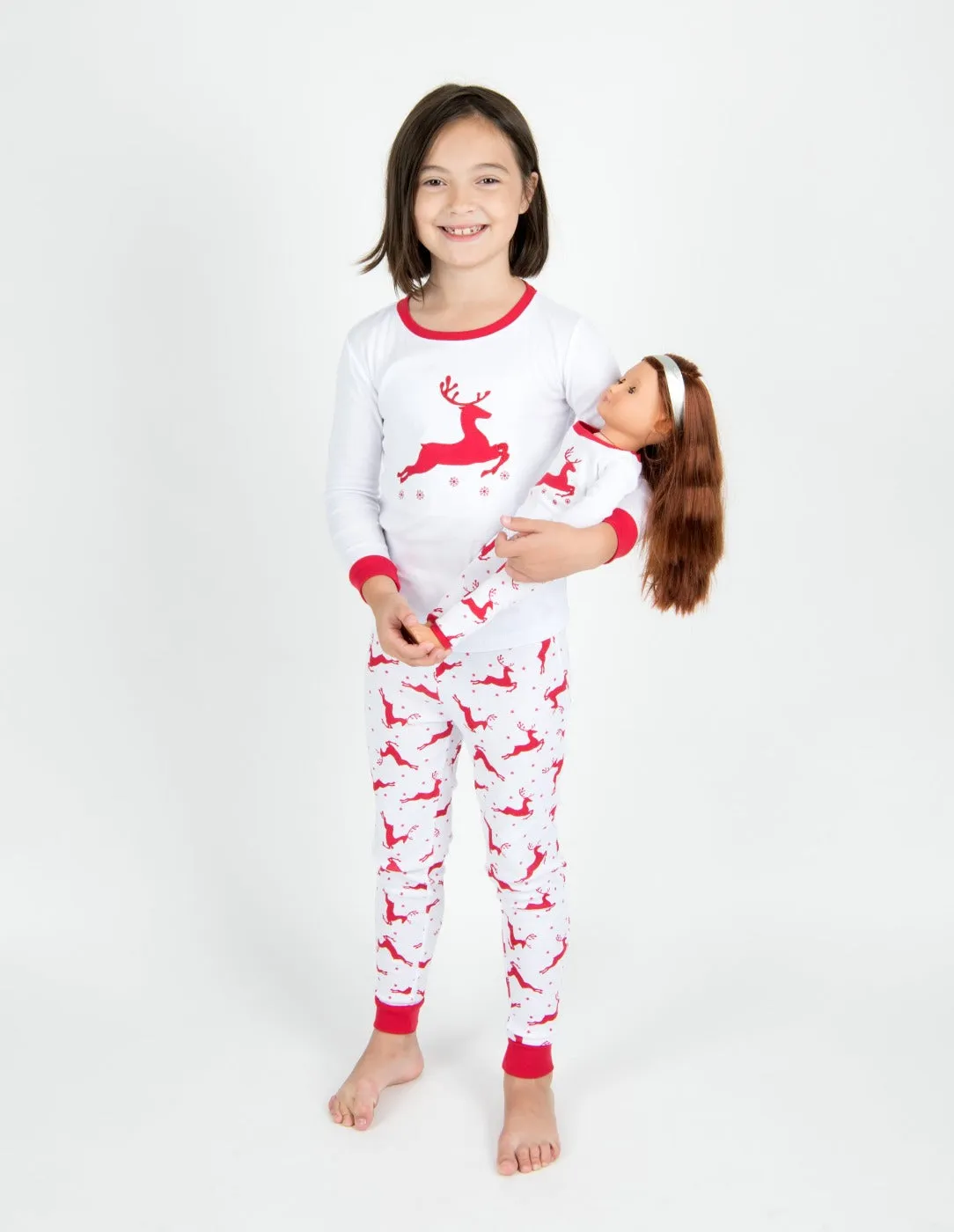 Matching Girl & Doll Christmas Pajamas