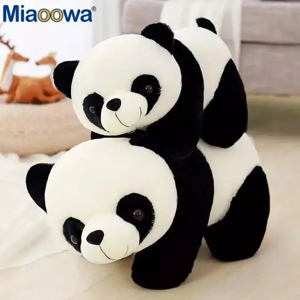 MOC  Compatible  20-70cm Cute Baby Big Giant Panda Bear Plush Stuffed Animal Doll Animals Toy Pillow Cartoon Kawaii Dolls Girls Lover