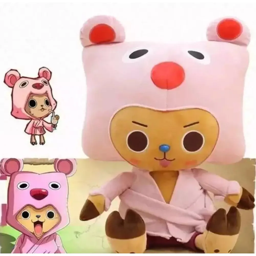 MOC  Compatible  30cm one piece figure Toys Tony Luffy Chopper Pattern Soft Stuffed Plush Dolls Kawaii Lovely Cartoon kids toys   Toy