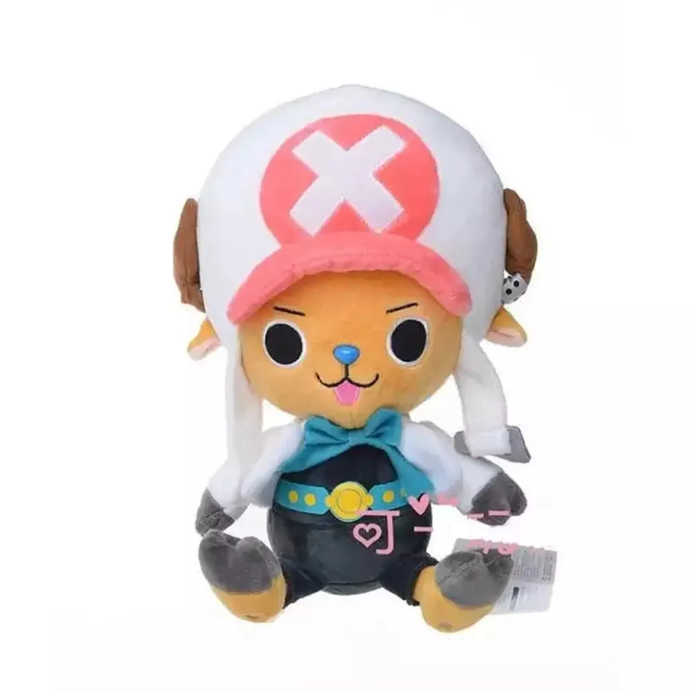 MOC  Compatible  30cm one piece figure Toys Tony Luffy Chopper Pattern Soft Stuffed Plush Dolls Kawaii Lovely Cartoon kids toys   Toy