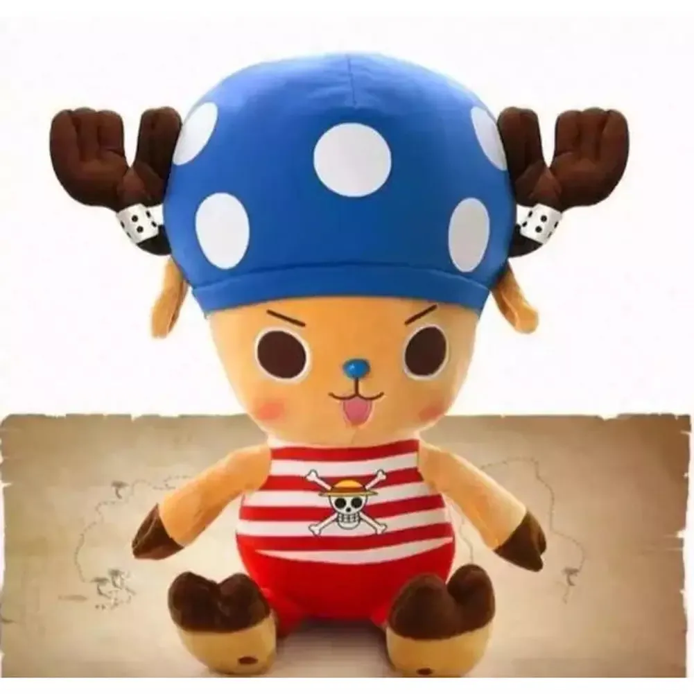 MOC  Compatible  30cm one piece figure Toys Tony Luffy Chopper Pattern Soft Stuffed Plush Dolls Kawaii Lovely Cartoon kids toys   Toy