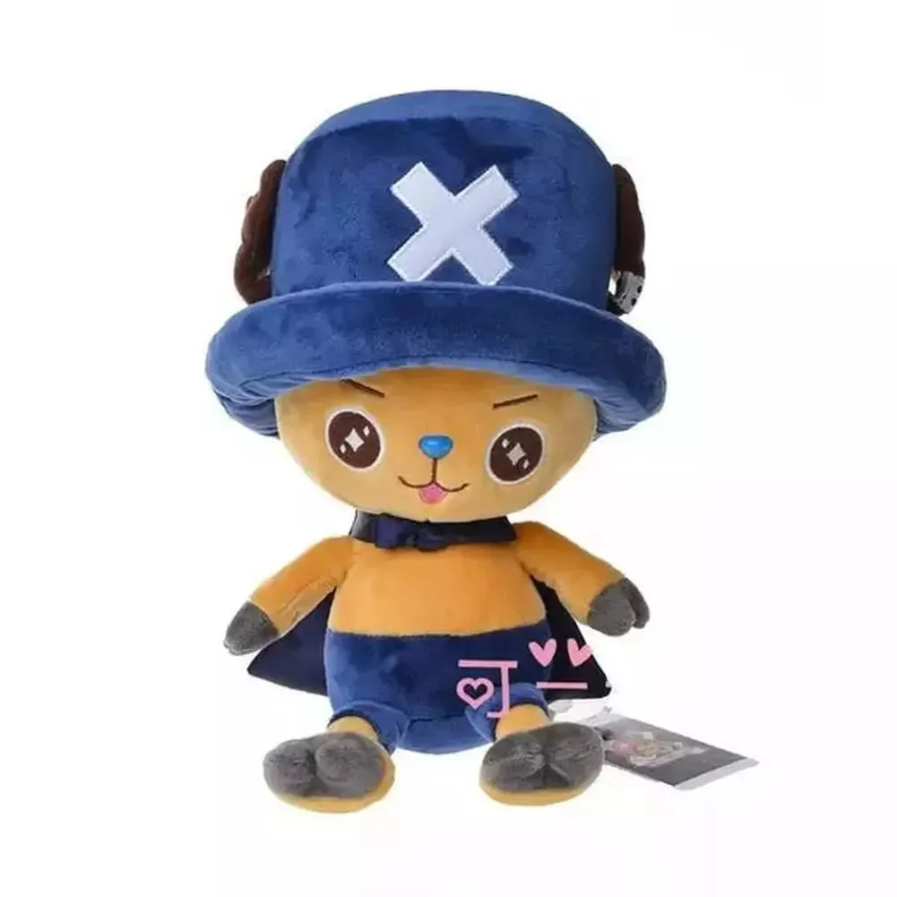 MOC  Compatible  30cm one piece figure Toys Tony Luffy Chopper Pattern Soft Stuffed Plush Dolls Kawaii Lovely Cartoon kids toys   Toy