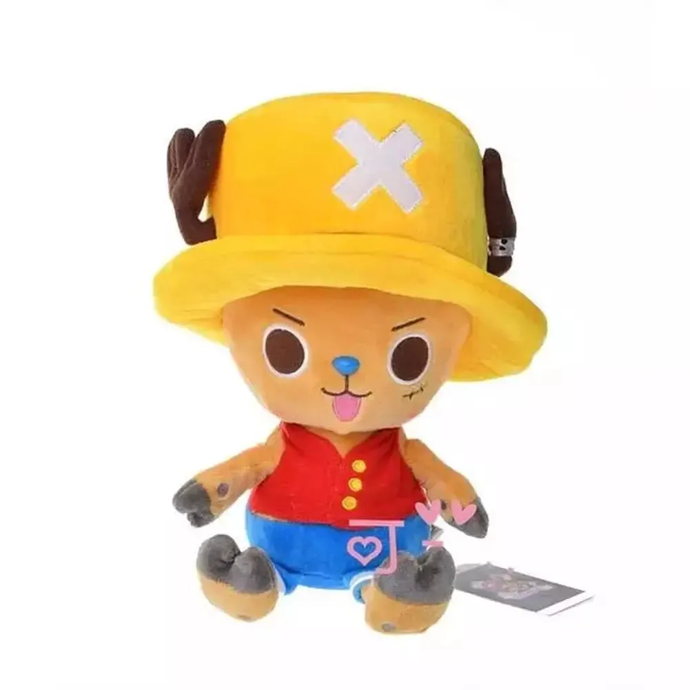 MOC  Compatible  30cm one piece figure Toys Tony Luffy Chopper Pattern Soft Stuffed Plush Dolls Kawaii Lovely Cartoon kids toys   Toy