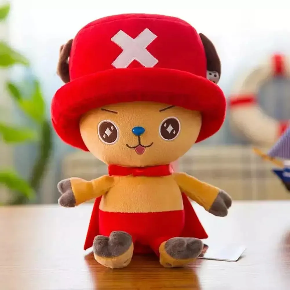 MOC  Compatible  30cm one piece figure Toys Tony Luffy Chopper Pattern Soft Stuffed Plush Dolls Kawaii Lovely Cartoon kids toys   Toy