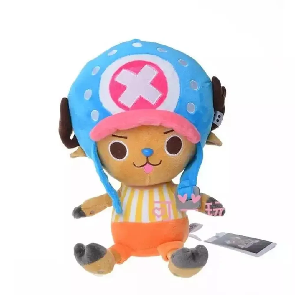 MOC  Compatible  30cm one piece figure Toys Tony Luffy Chopper Pattern Soft Stuffed Plush Dolls Kawaii Lovely Cartoon kids toys   Toy