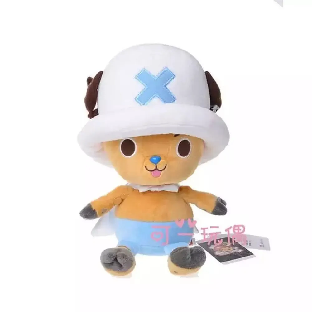 MOC  Compatible  30cm one piece figure Toys Tony Luffy Chopper Pattern Soft Stuffed Plush Dolls Kawaii Lovely Cartoon kids toys   Toy