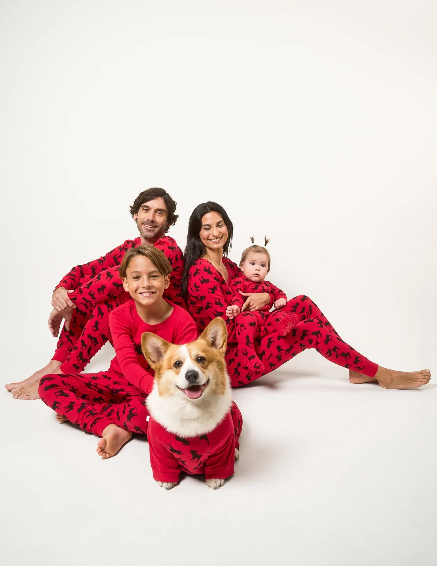 Moose Matching Family Pajama Set