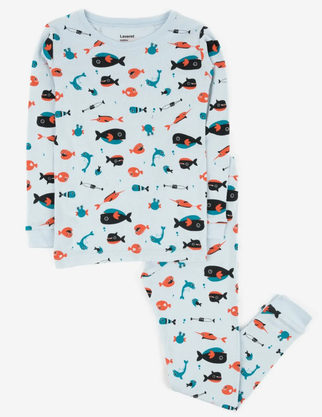 Ocean Animals Cotton Pajamas