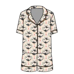 Orca Toile Women's Relaxed Short-Sleeve PJ Set