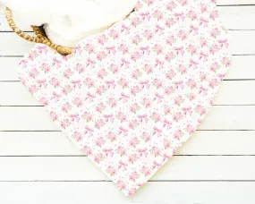 [Pre Sale] Whimsical & Wild Ribbons & Roses - Plush Bamboo Blankets (EST SHIP LATE MARCH)