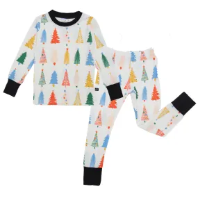 Quirky Trees Christmas Pajamas