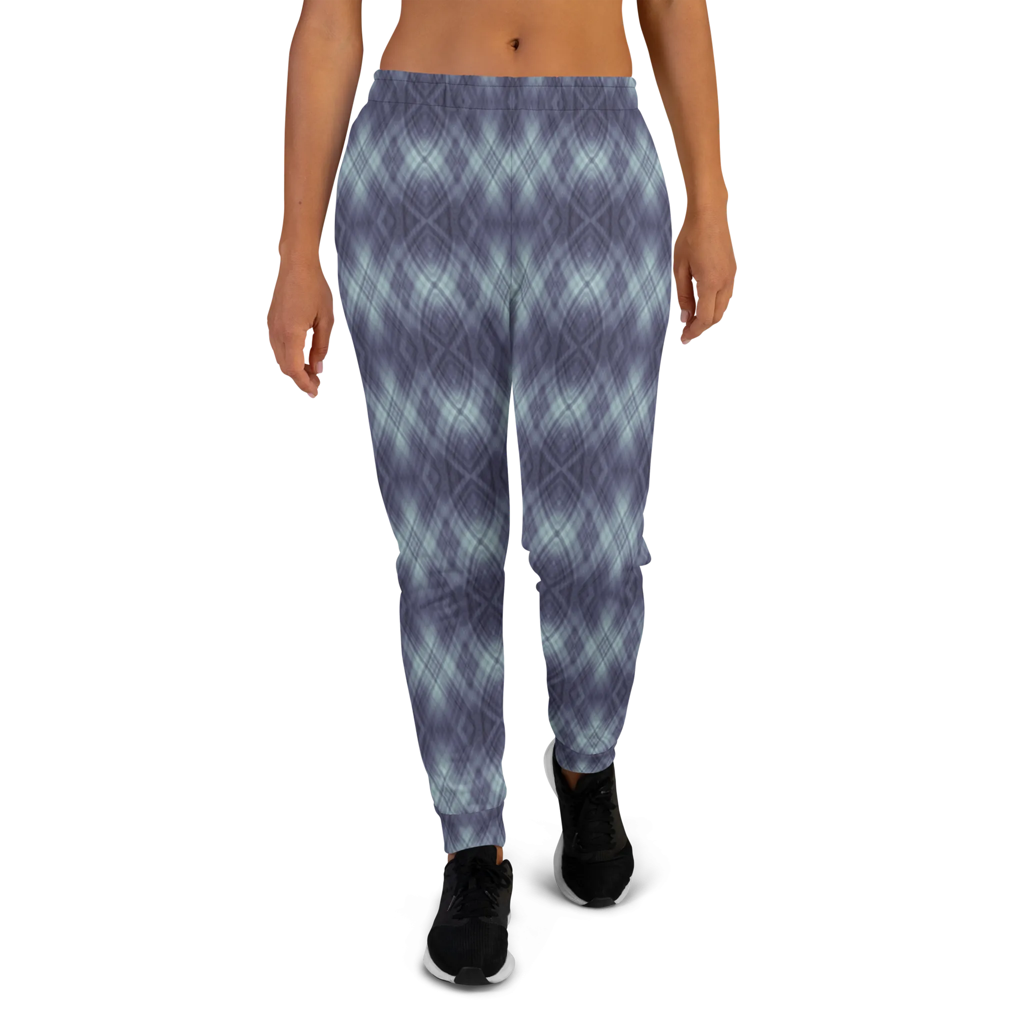 Recursia Argyle Rewired II Women's Joggers In Blue