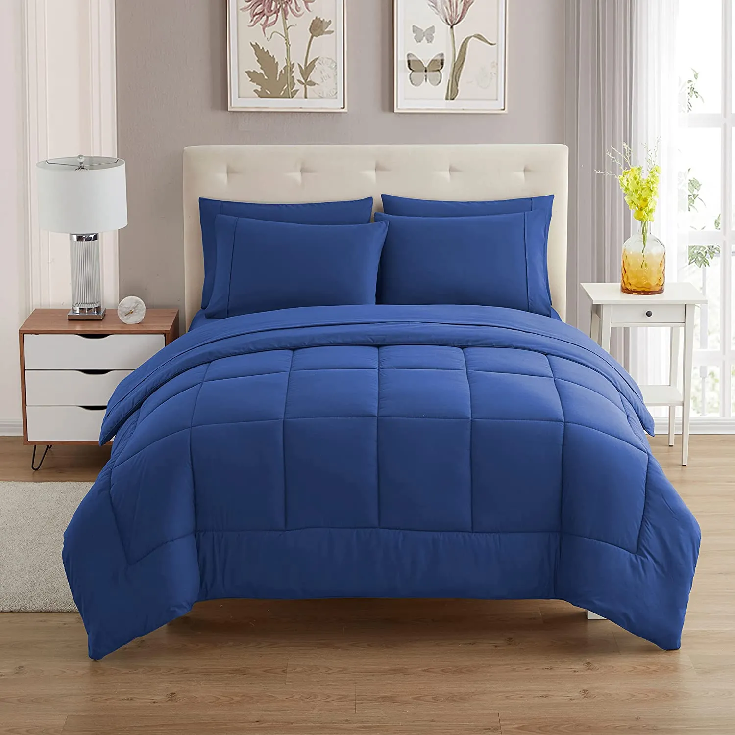 Royal Blue Study Bed Set