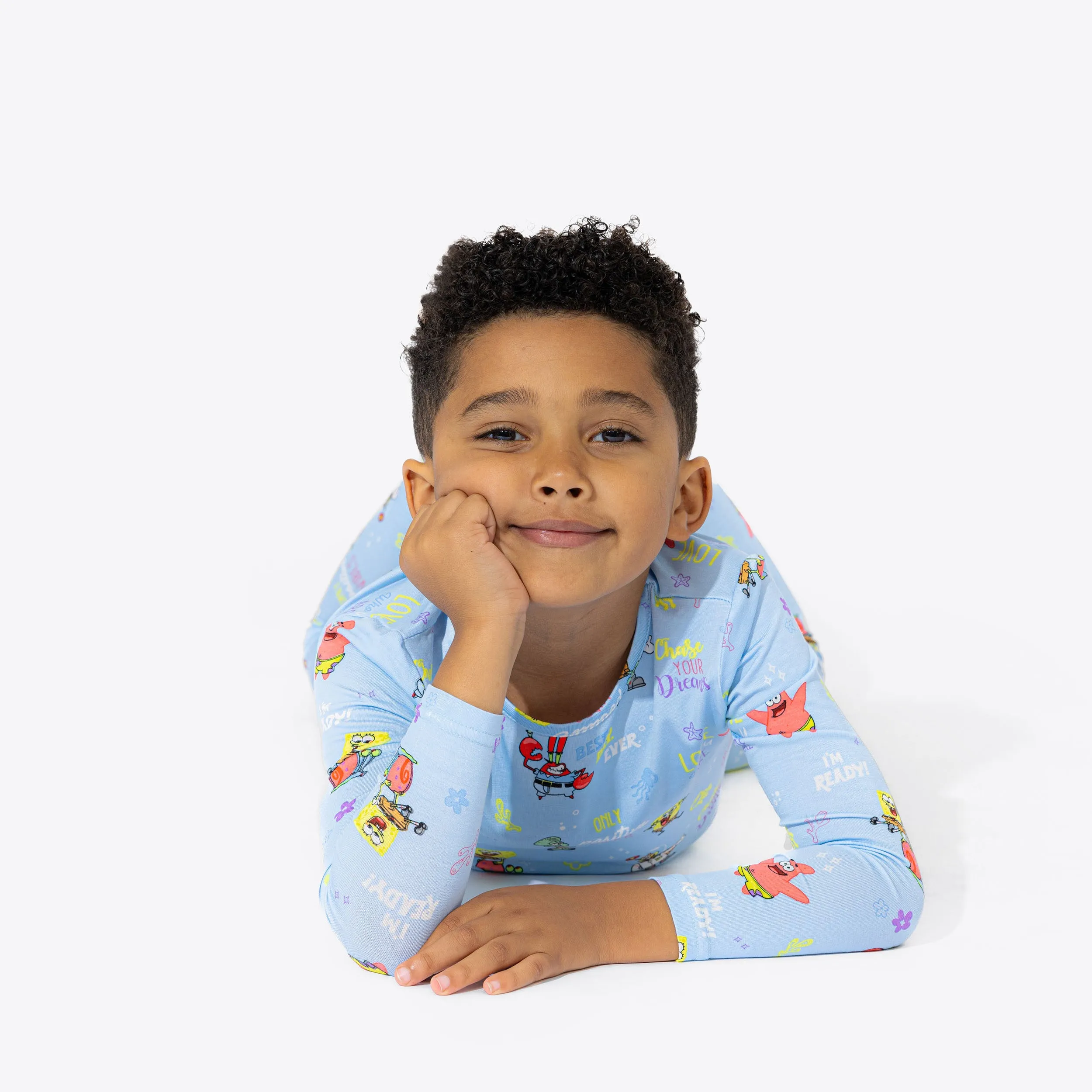 SpongeBob SquarePants: Good Vibes Bamboo Kids Pajamas