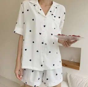 Sweet Heart Short Pajamas