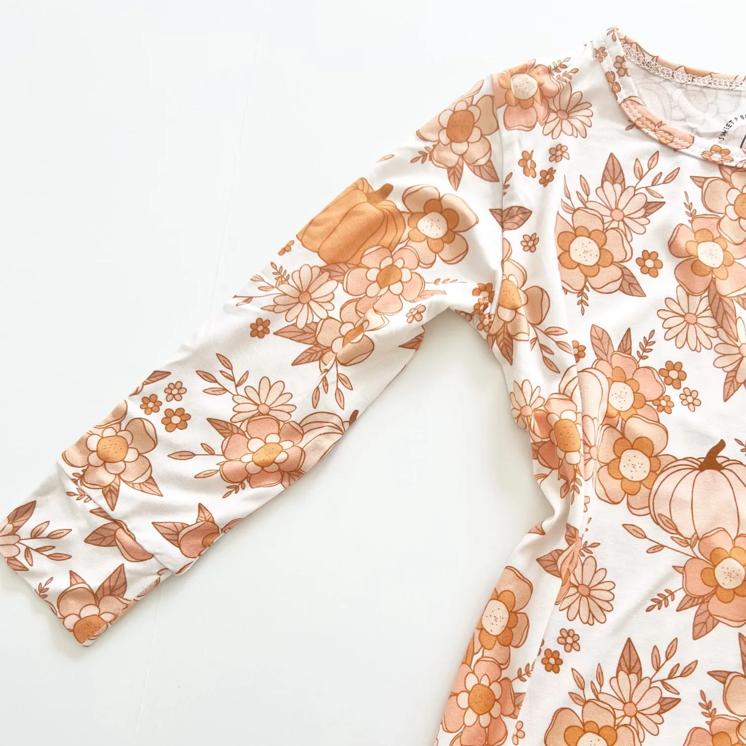 Sweet P Baby Co. 2 Piece PJ Set - Boho Pumpkins