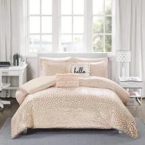 The Metallic Rose Gold Bed Set