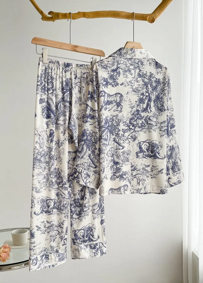 Toile Pajamas Trousers and Shirt