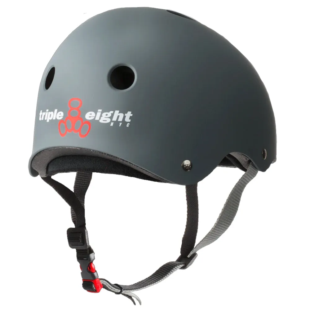 Triple Eight The Certified Sweatsaver Carbon Rubber Helmet