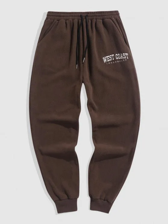 Warm And Stylish Fleece Pants Ensemble