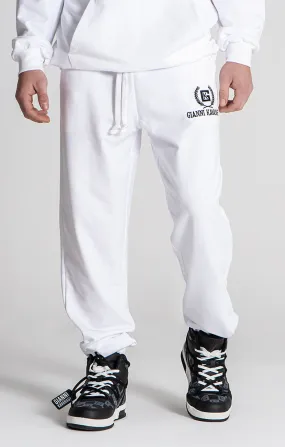 White Unity Loose Joggers