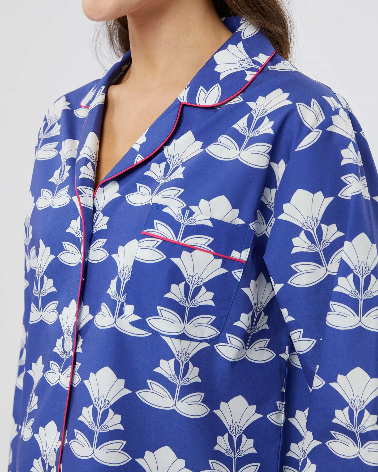 Women's Classic Cotton Pajamas - Sezincote Floral