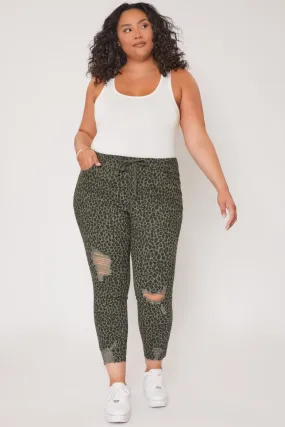 Women's Plus Size High Rise Ankle Jogger